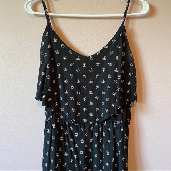 B&W Rose Dress - Picture 2 of 3